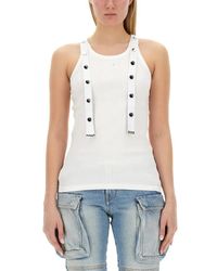 The Attico - Jersey Tank Top - Lyst
