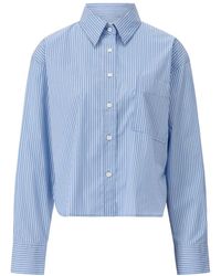 Closed - Oversized Bluse Mit Streifen - Lyst