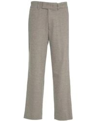 Paolo Pecora - Straight-Leg Chinos With Tailored Fit And Clean De - Lyst