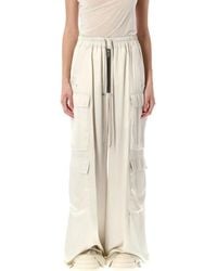 Rick Owens - Cargobelas Relaxed Fit Wide Leg Cargo Pants - Lyst