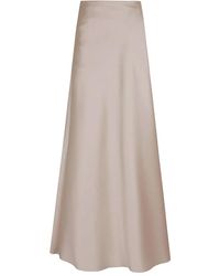 Alberta Ferretti - Mikado Long Skirt - Lyst