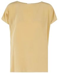 Alysi - Salt Hand Silk Blouse With Buttons - Lyst