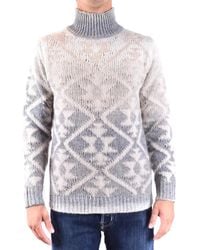 Dondup - Knit Sweater With Ribbed Turtleneck - Lyst