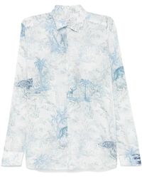 Etro - Multicolour Long Sleeve Shirt With Paisley Print - Lyst