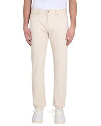 Aspesi - Straight-Leg Denim Jeans With Button - Lyst