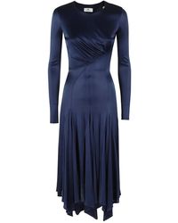 Elisabetta Franchi - Draped Evening Dress - Lyst
