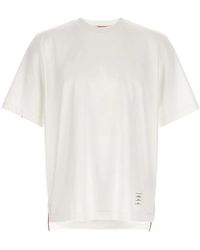 Thom Browne - Rwb Knit Trim' T-Shirt - Lyst