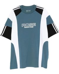 Martine Rose - Oversized Panelled T-Shirt Agean Rose Outline - Lyst