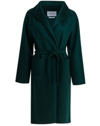 Max Mara - Cashmere Midi Coat With Belt - Lyst