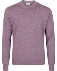 Ballantyne - Plain Round Neck Sweater - Lyst