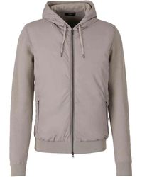 Herno - Hooded Zipper Jacket - Lyst