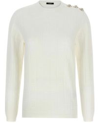 Balmain - Maxi Shoulder Top - Lyst