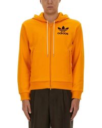 adidas Originals - Hooded Track Sweatshirt - Lyst