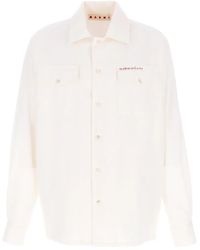 Marni - 'Tropical 'Wool' Shirt - Lyst