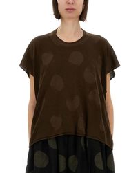 Uma Wang - Knit Top With Polka Dot Pattern - Lyst