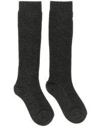 Brunello Cucinelli - Sparkling' Ribbed Socks - Lyst