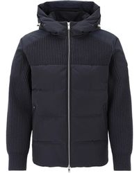 Moose Knuckles - Daunenjacke Glenvale Im Materialmix - Lyst