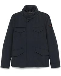 Peuterey - Layered Technical Jersey Jacket With Concealed Hoo - Lyst