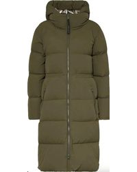Woolrich - Matt Stretch Long Puffer Parka Dark - Lyst