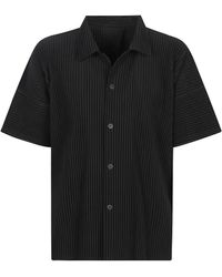 Issey Miyake - Bottoned Short Sleeves Shirt - Lyst