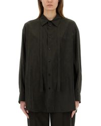 Lemaire - Long Shirt With Tie - Lyst
