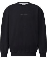 carlo colucci - Sweatshirt Mit Logo-Print - Lyst