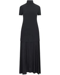 Jil Sander - Layered Midi Dress – - Lyst