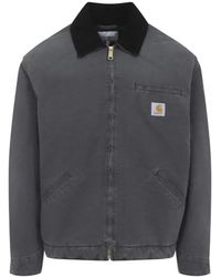 Carhartt - Organic Cotton Casual Jacket With Contrasting Coll - Lyst