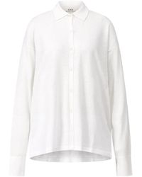 SMINFINITY - Oversized Strickbluse Mit Leinen - Lyst