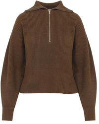 Max Mara - Half-Zip Wool And Cashmere Sweater - Lyst