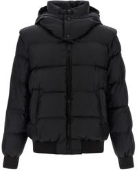 Balmain - 'Monogram Pb Labirinto' Down Jacket - Lyst