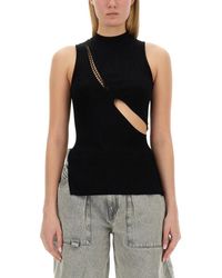 The Attico - Top With Cut Out Details - Lyst