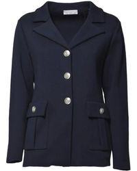 Charlott - Cotton V-Neck Jacket - Lyst