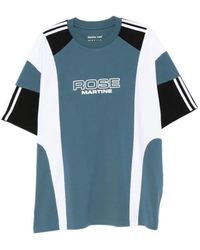 Martine Rose - Panelled Short-Sleeve Crew Neck T-Shirt With Graph - Lyst