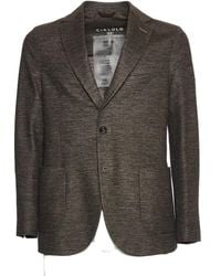 Circolo 1901 - Single-Breasted Linen-Cotton Blazer With Patch Poc - Lyst