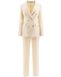 Tagliatore - Tailored Suit With Double-Breasted Blazer - Lyst