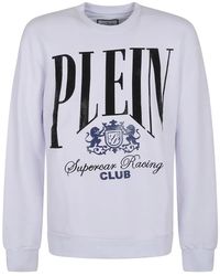Philipp Plein - Sweatshirt Round Neck Ls Racing Club - Lyst