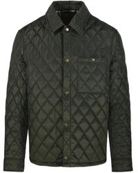 Burberry - Quilted Jacket With Classic Diamond Pattern - Lyst
