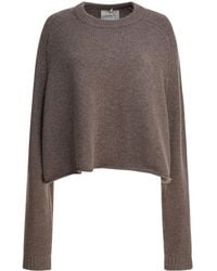 Lisa Yang - Cropped Cashmere Sweater With Ribbed Detailing - Lyst