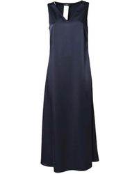 Max Mara - V-Neck Maxi Dress With Flowing Silhouette - Lyst