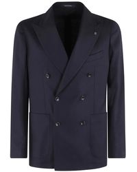 Tagliatore - Opsak Wool Double Breasted Jacket - Lyst