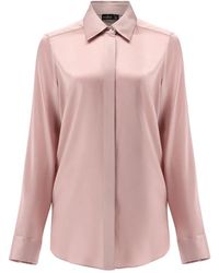 Van Laack - Bluse Modern Fit Uni - Lyst