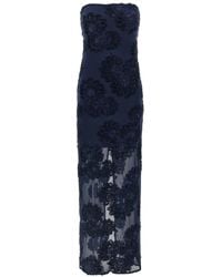 ROTATE BIRGER CHRISTENSEN - '3D Mesh Maxi' Dress - Lyst