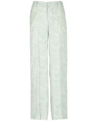 PT Torino - Viscose Palazzo Pants - Lyst