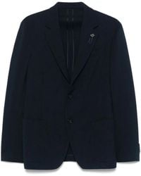 Lardini - Tailored Jacket With Functional Pockets - Lyst