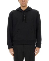 Courreges - Relaxed Hoodie With Drawstring Hood - Lyst