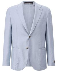 Windsor. - Slim-Fit Sakko Giro Aus Leinenmix - Lyst