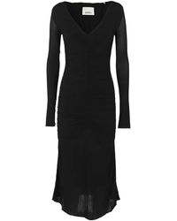 Isabel Marant - Laly Draped Midi Dress - Lyst