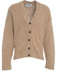 Amaranto - Wool Blend Cardigan - Lyst