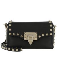 Valentino - Rockstud Mini Crossbody Bag Black - Lyst